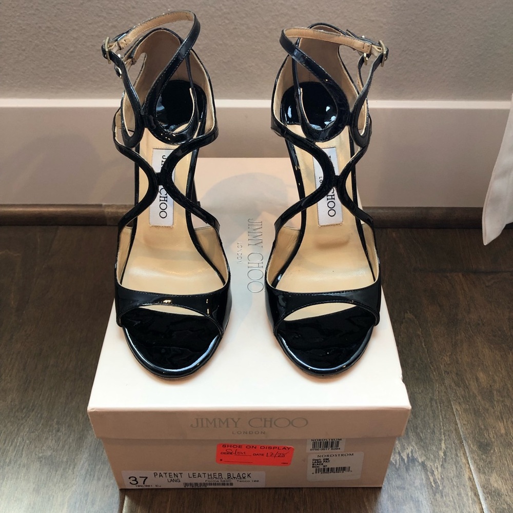 Jimmy Choo Patent Leather Lang Heels